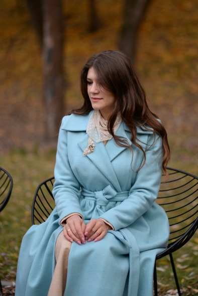 Королівське пальто штучний кашемір Royal coat artificial cashmere фото