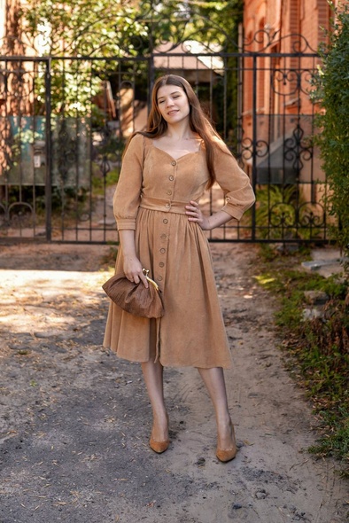 Corduroy dress